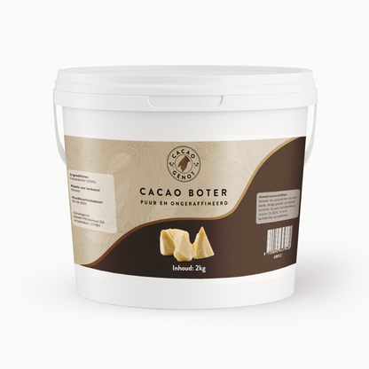 Beurre de cacao pur (non raffiné) - Delicecacao