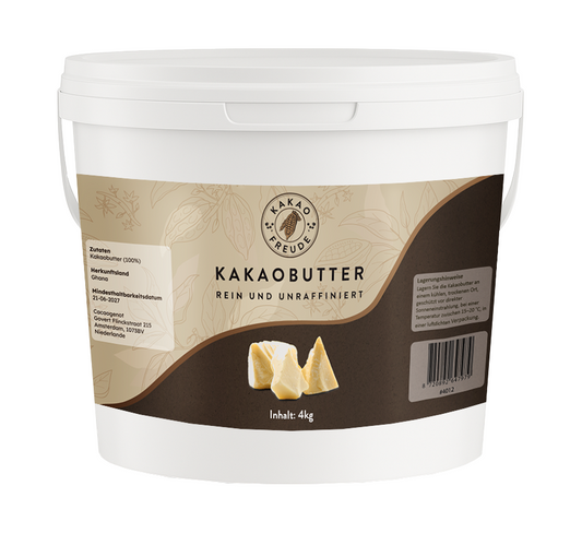 100 % Reine Kakaobutter (Unraffiniert)