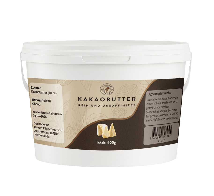 100 % reine Kakaobutter (unraffiniert)